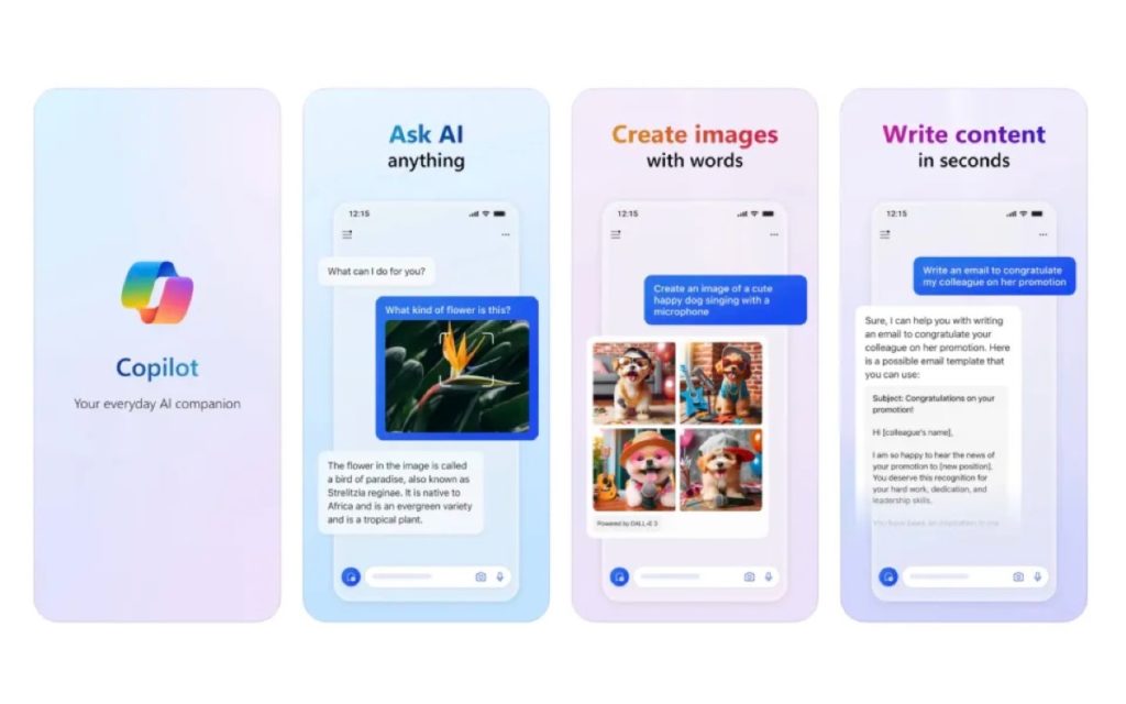 L'application chatbot Copilot AI de Microsoft débarque sur iOS